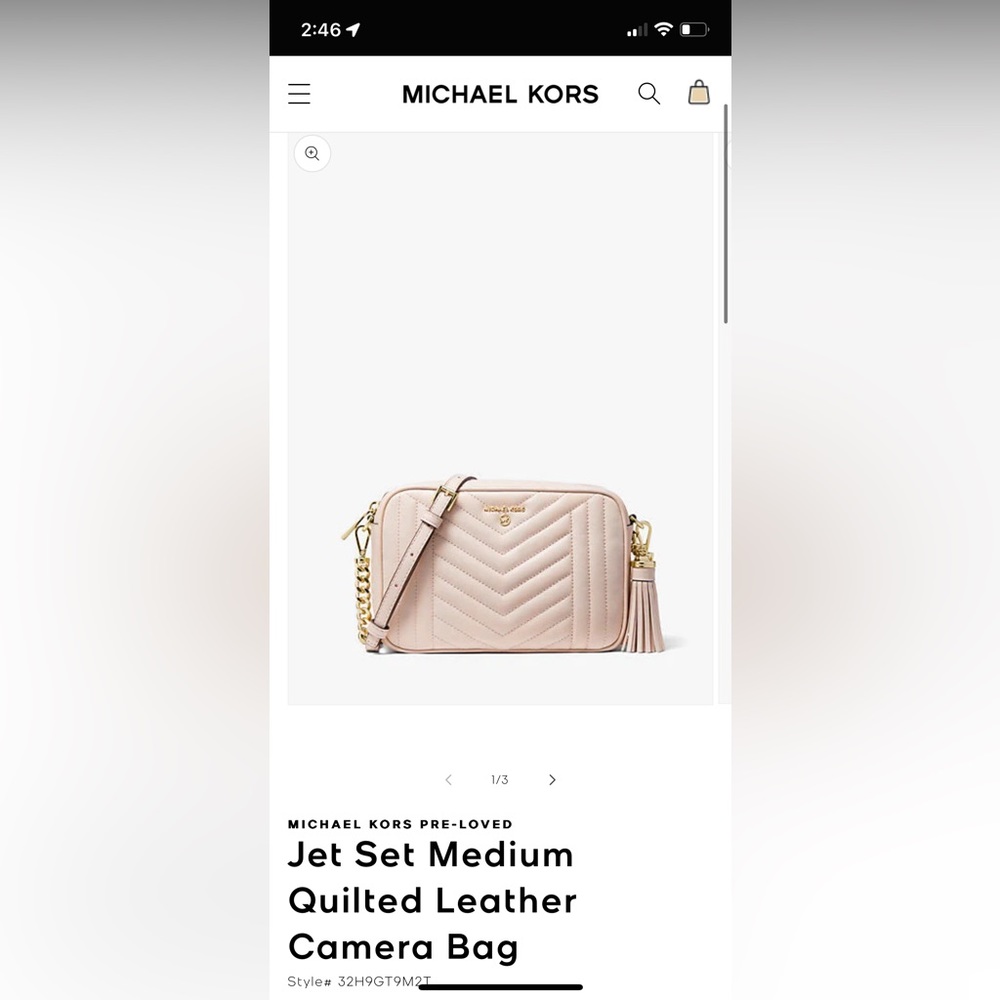 Jet Set Medium Quilted Leather Camera Bag